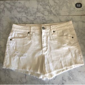 High rise shorts